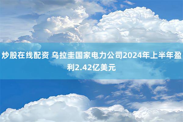 炒股在线配资 乌拉圭国家电力公司2024年上半年盈利2.42亿美元