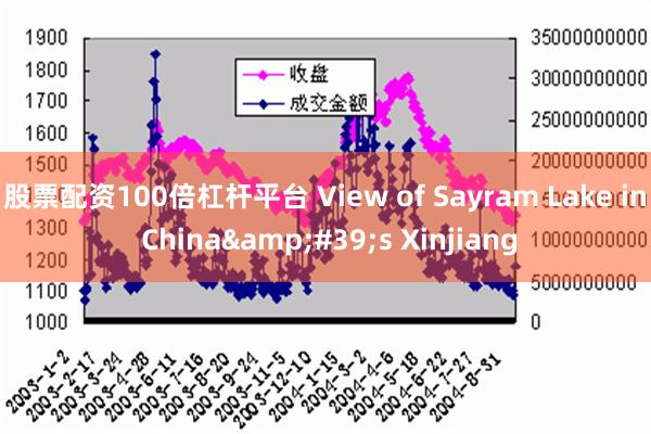 股票配资100倍杠杆平台 View of Sayram Lake in China&#39;s Xinjiang