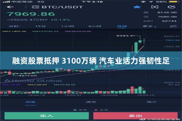 融资股票抵押 3100万辆 汽车业活力强韧性足